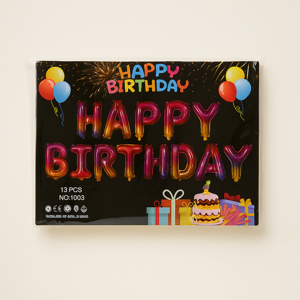 Deluxe Happy Birthday Banner for Party Decorations