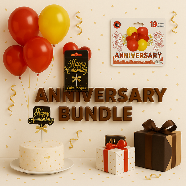 Anniversary Bundle – Elegant Celebration Decor Set